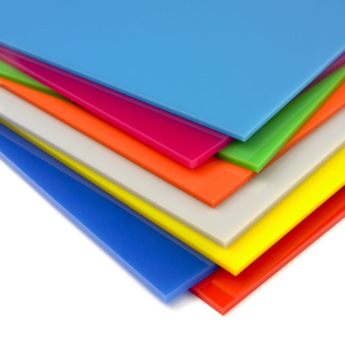 Plaque plexiglass couleur - Gris, Rouge, Bleu. Plexiglas coloré