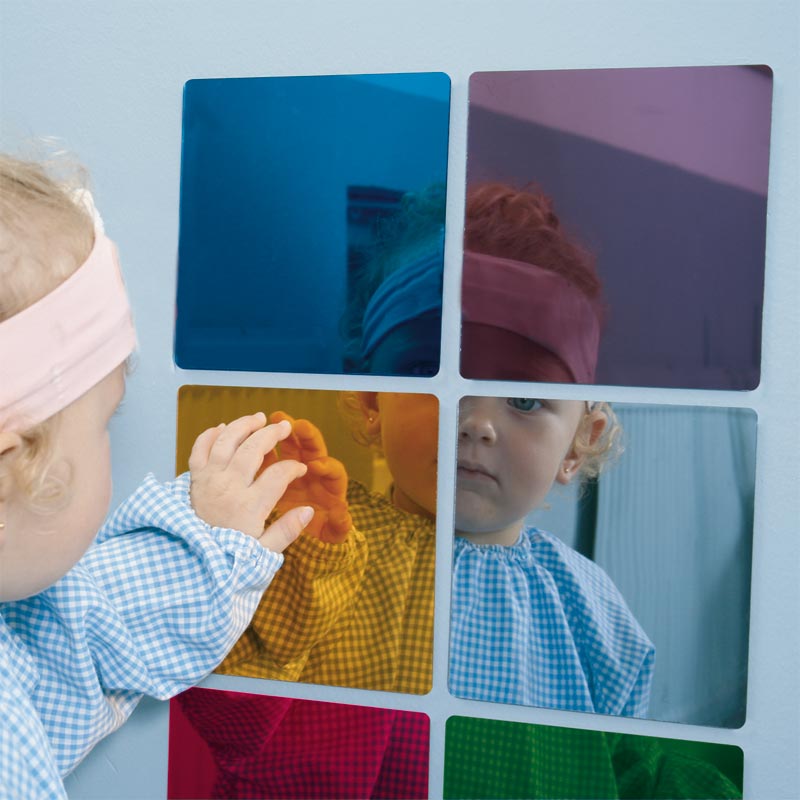 Miroir incassable pour enfants, miroir de casier, miroir de casier